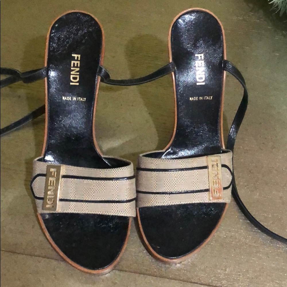 Fendi heels.